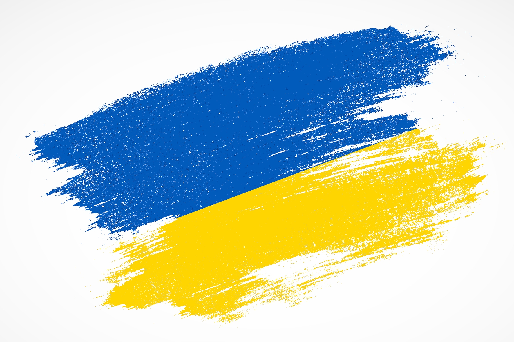 flaga Ukrainy żółto-niebieska