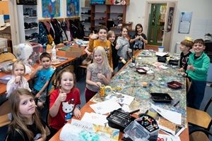 zajęcia w pracowni Artystyczno-Edukacyjnej