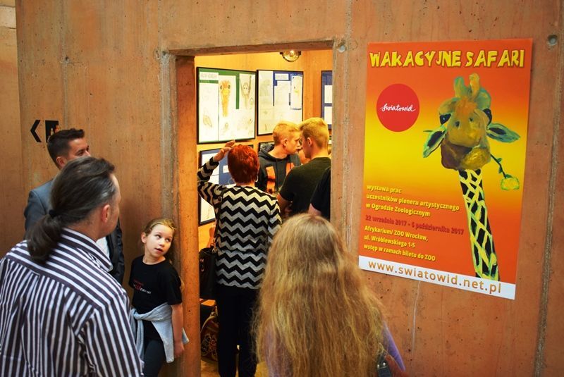 wernisaż wystawy "Wakacyjne safari"