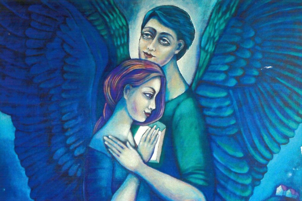 Anioł i kobieta
