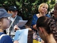 Pani Monika z działu edukacji ZOO - dobry duch naszego safari