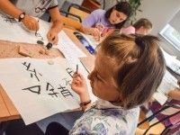 Zajęcia kaligrafii japońskiej