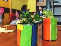 Warsztaty recyklingowe | prace uczestników