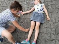 Zabawy z kredą