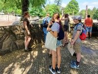 Pani Justyna opowiada o nosorożcach