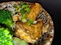 Kurczak teriyaki z brokułem i ryżem