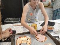 Włoskie klimaty/ robimy pizzę