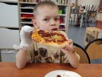 Włoskie klimaty/ robimy pizzę