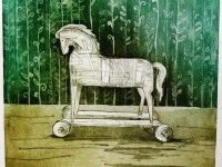 Wernisaż wystawy Grafika Warsztatowa 2013| akwaforta Aleksandry Gwóźdź